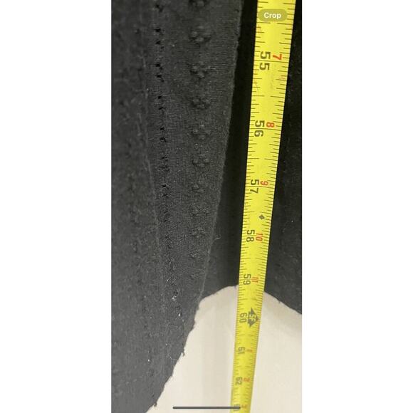 Betsy Johnson Eyelet Flutter Sleeve Maxi Dress Black Medium - Picture 5 of 9